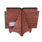 Maxbell 3D Christmas Wooden Nativity Book Creative Ornament for Indoor Home Tabletop