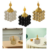 Maxbell Incense Cone Holder with Cover Durable Ceramic for Office Tabletop Yoga Room white