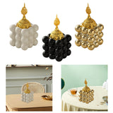 Maxbell Incense Cone Holder with Cover Durable Ceramic for Office Tabletop Yoga Room white