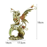 Maxbell Resin Fairy Angel Garden Statue Figurine Landscape Decoration for Front Yard Style A