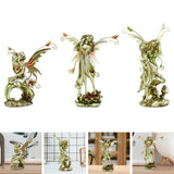 Maxbell Resin Fairy Angel Garden Statue Figurine Landscape Decoration for Front Yard Style A