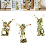 Maxbell Resin Fairy Angel Garden Statue Figurine Landscape Decoration for Front Yard Style A