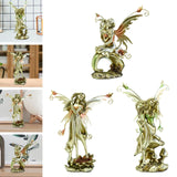 Maxbell Resin Fairy Angel Garden Statue Figurine Landscape Decoration for Front Yard Style A