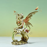 Maxbell Resin Fairy Angel Garden Statue Figurine Landscape Decoration for Front Yard Style A