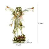 Maxbell Resin Fairy Angel Garden Statue Figurine Landscape Decoration for Front Yard Style B