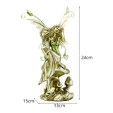 Maxbell Resin Fairy Angel Garden Statue Figurine Landscape Decoration for Front Yard Style C