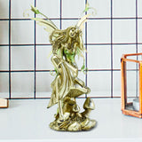 Maxbell Resin Fairy Angel Garden Statue Figurine Landscape Decoration for Front Yard Style C