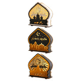 Maxbell Ramadan Table Decoration Religious Gift Ramadan Lamp for Bedroom Living Room Style A