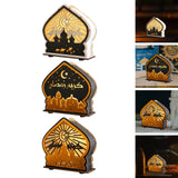Maxbell Ramadan Table Decoration Religious Gift Ramadan Lamp for Bedroom Living Room Style A