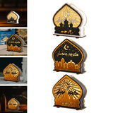 Maxbell Ramadan Table Decoration Religious Gift Ramadan Lamp for Bedroom Living Room Style A