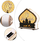 Maxbell Ramadan Table Decoration Religious Gift Ramadan Lamp for Bedroom Living Room Style A