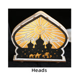 Maxbell Ramadan Table Decoration Religious Gift Ramadan Lamp for Bedroom Living Room Style A