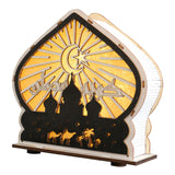 Maxbell Ramadan Table Decoration Religious Gift Ramadan Lamp for Bedroom Living Room Style A