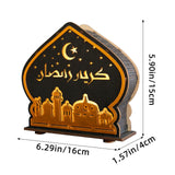 Maxbell Ramadan Table Decoration Religious Gift Ramadan Lamp for Bedroom Living Room Style B