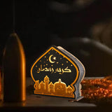 Maxbell Ramadan Table Decoration Religious Gift Ramadan Lamp for Bedroom Living Room Style B