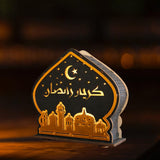 Maxbell Ramadan Table Decoration Religious Gift Ramadan Lamp for Bedroom Living Room Style B