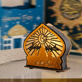 Maxbell Ramadan Table Decoration Religious Gift Ramadan Lamp for Bedroom Living Room Style C