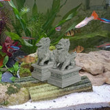 Maxbell 2x Mini Kirin Statues Aquarium Decoration for Table Spring Festival New Year