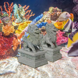 Maxbell 2x Mini Kirin Statues Aquarium Decoration for Table Spring Festival New Year