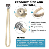 Maxbell Oil Lamp Wick Replaces Catalytic Wick Replaces for Aroma Kitchen Desk Silver