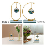 Maxbell Sphere Statue Modern Collection Desktop Ornament for Shelf Bedroom Bookshelf Style A