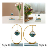 Maxbell Sphere Statue Modern Collection Desktop Ornament for Shelf Bedroom Bookshelf Style A