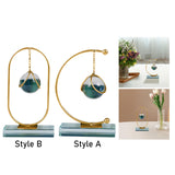 Maxbell Sphere Statue Modern Collection Desktop Ornament for Shelf Bedroom Bookshelf Style A