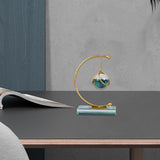 Maxbell Sphere Statue Modern Collection Desktop Ornament for Shelf Bedroom Bookshelf Style A