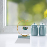 Maxbell Sphere Statue Modern Collection Desktop Ornament for Shelf Bedroom Bookshelf Style A