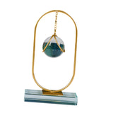 Maxbell Sphere Statue Modern Collection Desktop Ornament for Shelf Bedroom Bookshelf Style B