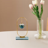 Maxbell Sphere Statue Modern Collection Desktop Ornament for Shelf Bedroom Bookshelf Style B