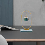 Maxbell Sphere Statue Modern Collection Desktop Ornament for Shelf Bedroom Bookshelf Style B
