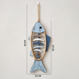 Maxbell Fishbone Hanging Ornament Wood Sign for Backdrop Bedroom Apartment