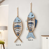 Maxbell Fishbone Hanging Ornament Wood Sign for Backdrop Bedroom Apartment