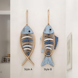 Maxbell Fishbone Hanging Ornament Wood Sign for Backdrop Bedroom Apartment