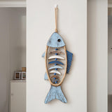 Maxbell Fishbone Hanging Ornament Wood Sign for Backdrop Bedroom Apartment