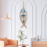 Maxbell Fishbone Hanging Ornament Wood Sign for Backdrop Bedroom Apartment