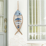 Maxbell Fishbone Hanging Ornament Wood Sign for Backdrop Bedroom Apartment