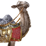 Maxbell Camel Animal Statue Cute Durable Camel Figurine for Fireplace Bedroom Office Blue