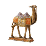Maxbell Camel Animal Statue Cute Durable Camel Figurine for Fireplace Bedroom Office Violet