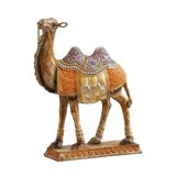 Maxbell Camel Animal Statue Cute Durable Camel Figurine for Fireplace Bedroom Office Violet