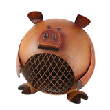 Maxbell Iron Animal Pig Piggy Bank Ornament Money Bank Cute Piggy Bank Birthday Gift