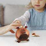 Maxbell Iron Animal Pig Piggy Bank Ornament Money Bank Cute Piggy Bank Birthday Gift