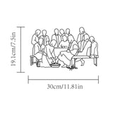 Maxbell Jesus Washing His Disciple's Feet Figurine for Indoor Fireplace Living Room