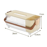 Maxbell Tissue Box Cover Holder Napkin Storage Box for Drawer Box Kitchen Restaurant cream
