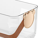 Maxbell Fruit Containers for Fridge Durable Fruit Drain Box for Household Food Salad dark green