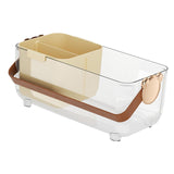 Maxbell Fruit Containers for Fridge Durable Fruit Drain Box for Household Food Salad cream