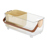 Maxbell Fruit Containers for Fridge Durable Fruit Drain Box for Household Food Salad cream