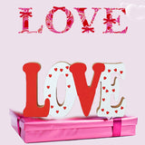 Maxbell Love Statue Valentine's Day Decor Collection for Wedding Engagement