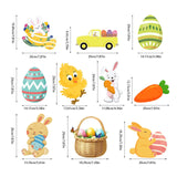 Maxbell Easter Hanging Ornaments Easter Bunny Hanging Sign for Garden Home Farmhouse